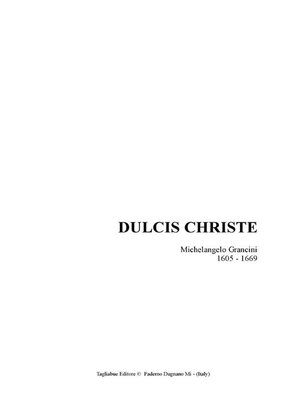 cover image of DULCIS CHRISTE--Grancini M.--For SA Choir (or Soli) and Organ